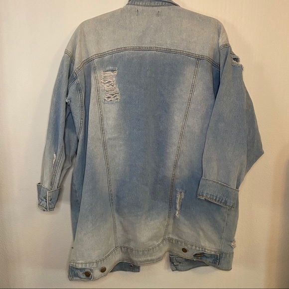 OVERSIZED PAINTERS DENIM JACKET - Picture 5 of 5